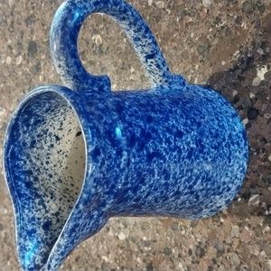 Speckled  small blue pitcher